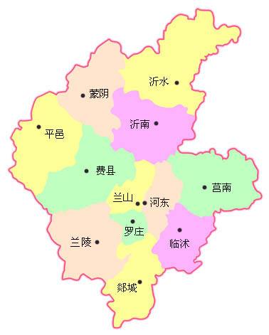 中山到臨沂市物流地圖